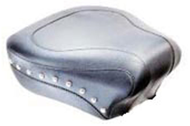 Mustang Motorcycle Mustang 1984-2006 Harley Standard Rear Tire Wide Touring Passenger Seat w/Studs - Black - 75509
