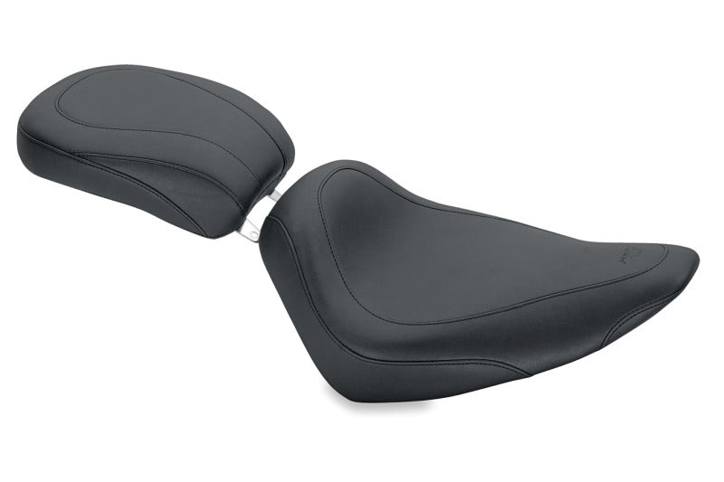 Mustang Motorcycle Mustang 1984-2006 Harley Standard Rear Tire Wide Tripper Solo Seat - Black - 76800