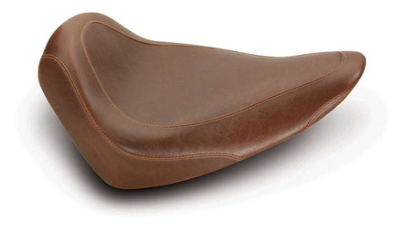 Mustang Motorcycle Mustang 1984-2006 Harley Standard Rear Tire Wide Tripper Solo Seat - Distressed Brown - 76804