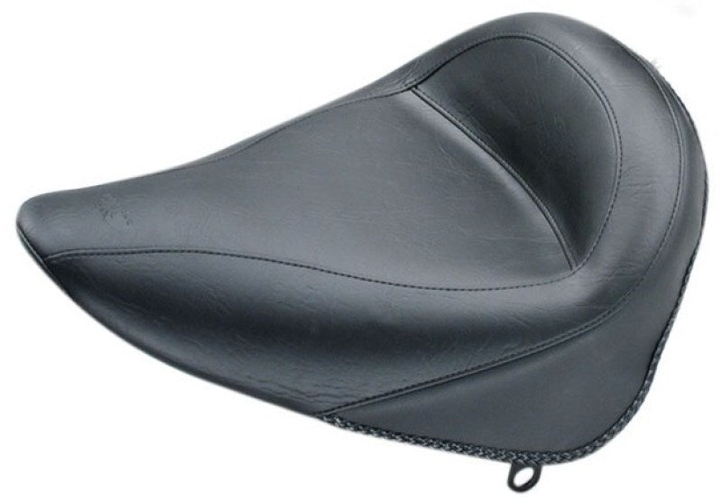 Mustang Motorcycle Mustang 1984-2006 Harley Standard Rear Touring Solo Seat - Black - 75750