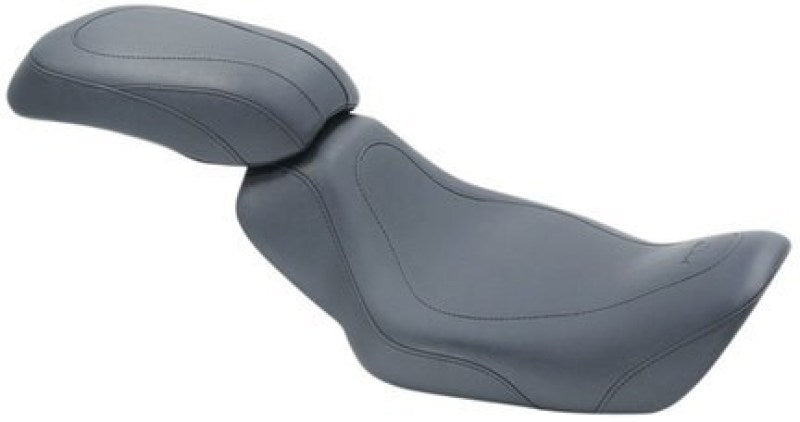 Mustang Motorcycle Mustang 1991-2005 Harley Dyna, 2006-2021 WG Tripper Solo Seat - Black - 76584
