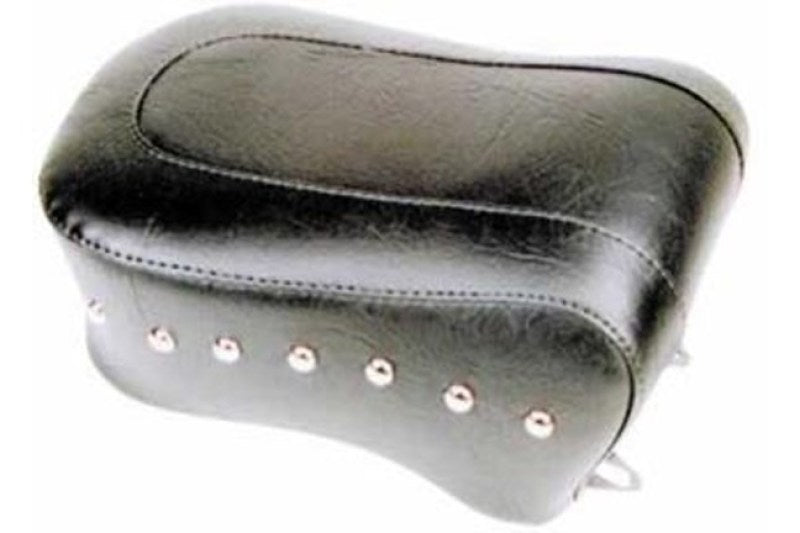 Mustang Motorcycle Mustang 1991-2005 Harley Dyna Standard Touring Passenger Seat w/Studs - Black - 75472