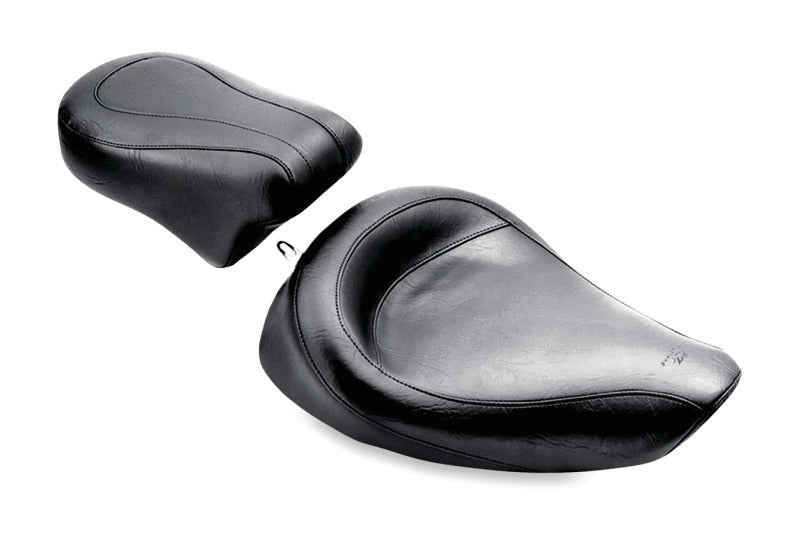Mustang Motorcycle Mustang 1991-2005 Harley Dyna Standard Touring Solo Seat - Black - 75754