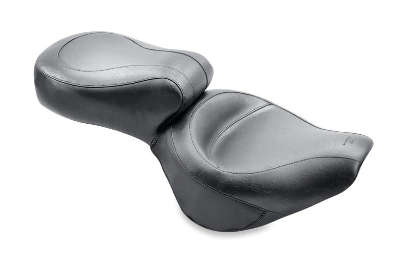 Mustang Motorcycle Mustang 1995-2005 Kawasaki Vulcan 800, 1996-2005 800 Classic Standard Touring 1PC Seat - Black - 75933