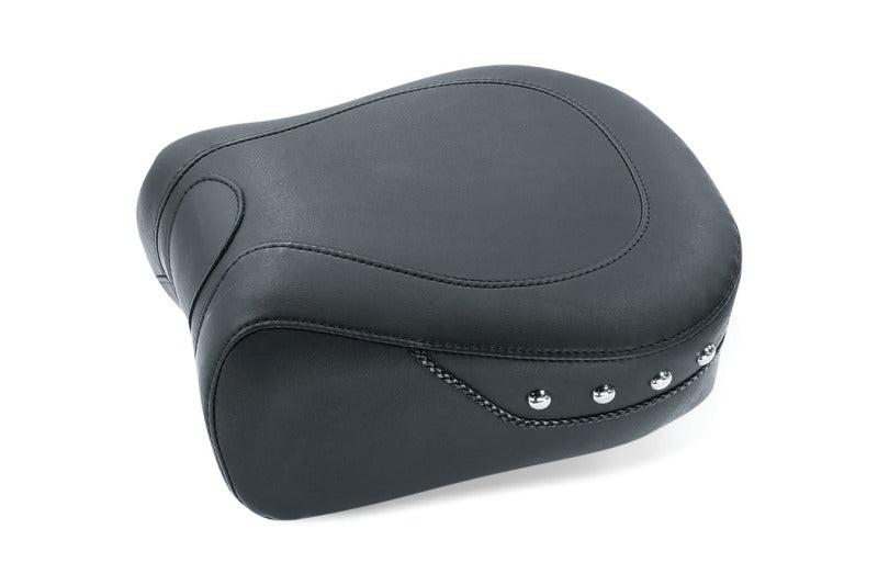 Mustang Motorcycle Mustang 1997-2007 Harley Electra Glide, Rd Glide Lowdown Standard Touring Passenger Seat w/Studs -Black - 79418