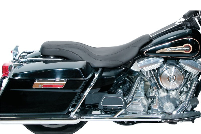 Mustang Motorcycle Mustang 1997-2007 Harley Electra Glide, Road Glide DayTripper 1PC Seat - Black - 76382