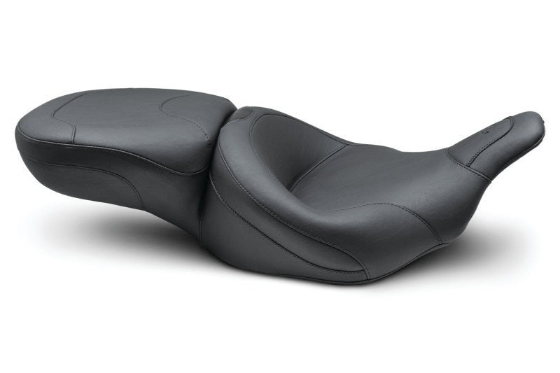 Mustang Motorcycle Mustang 1997-2007 Harley Electra Glide, Road Glide Wide Touring 1PC Seat - Black - 75449