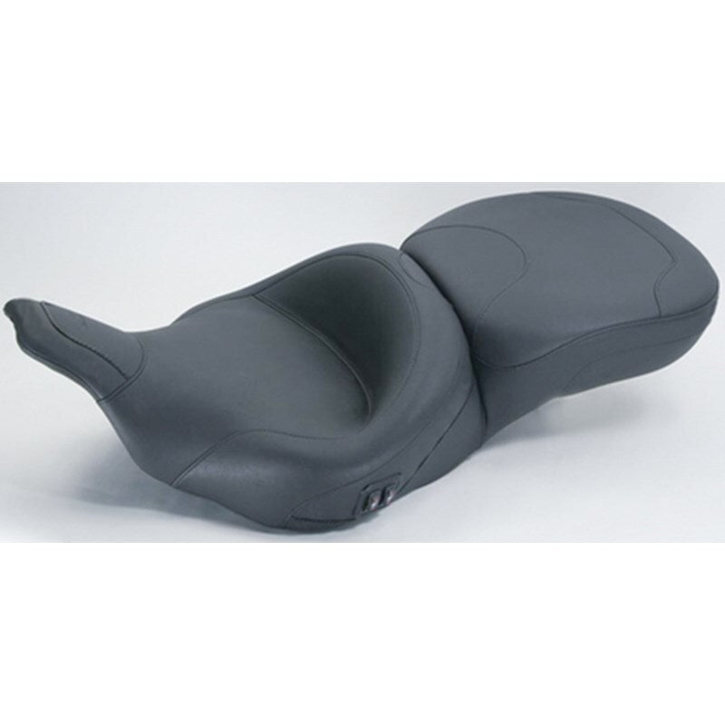 Mustang Motorcycle Mustang 1997-2007 Harley Electra Glide, Road Glide Wide Touring 1PC Seat - Black - 76653