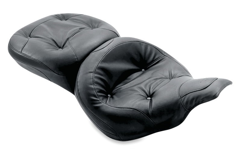 Mustang Motorcycle Mustang 1997-2007 Harley Electra Glide & Road Glide Wide Touring 1PC Seat Regal - Black - 75537