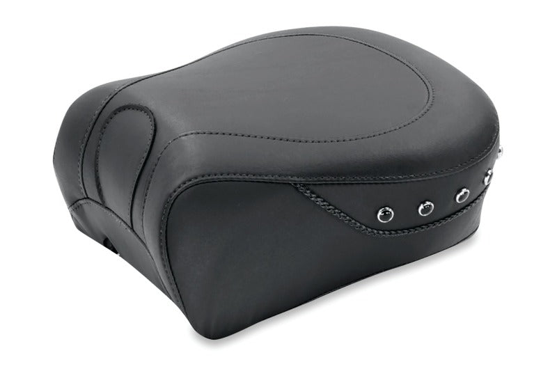 Mustang Motorcycle Mustang 1997-2007 Harley Rd King,2006-2007 Str Glide,2000-2001 Eagle Touring Passenger Seat w/Blk Pearls - Black - 79349
