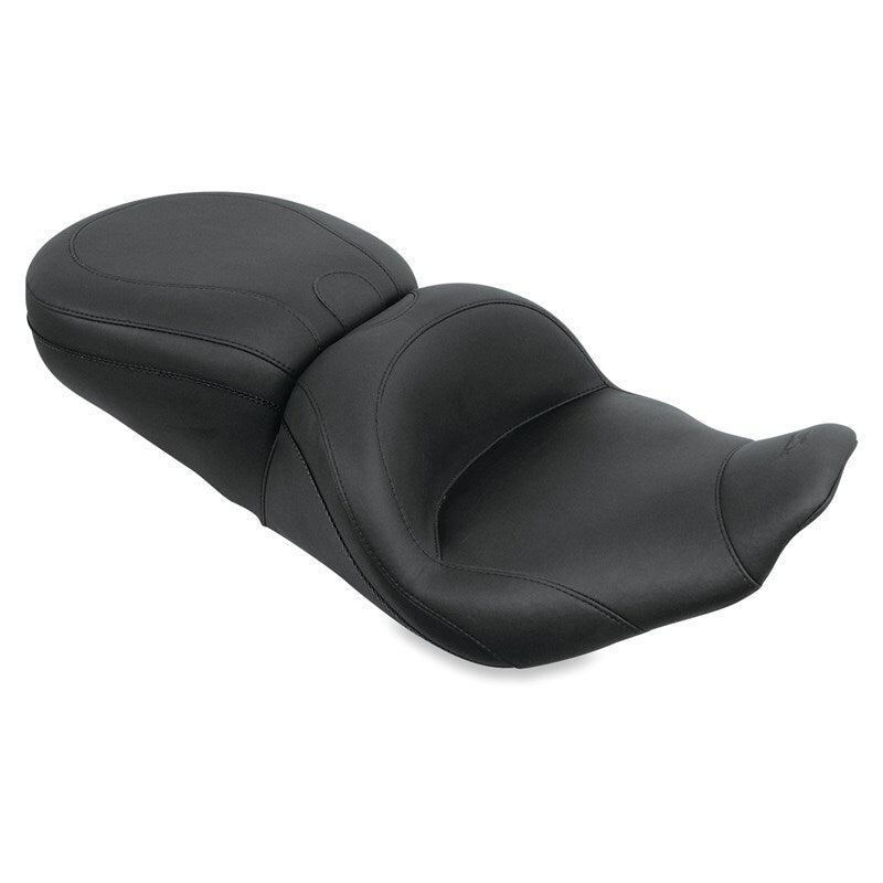 Mustang Motorcycle Mustang 1997-2007 Harley Rd King,2006-2007 Str Glide,2000-2005 Eagle Lowdown Touring 1PC Seat - Black - 79670