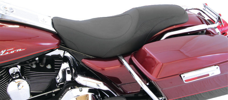 Mustang Motorcycle Mustang 1997-2007 Harley Rd King, 2006-2007 Street Glide, 2000-2005 Eagle Std Touring Solo Seat-Black - 76588