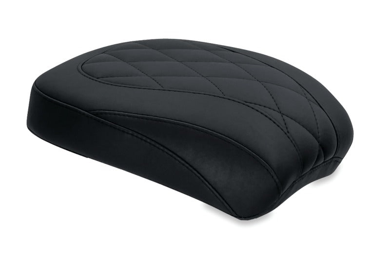 Mustang Motorcycle Mustang 2000-2015 Harley Softail Standard Rear Tire Wide Tripper Passenger Seat Diamond Stitch - Black - 76813