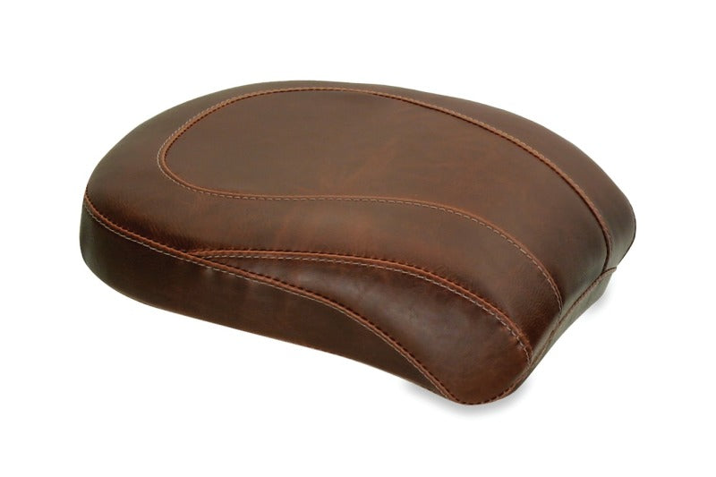 Mustang Motorcycle Mustang 2000-2015 Harley Softail Standard Rear Tire Wide Tripper Passenger Seat - Distressed Brown - 76815