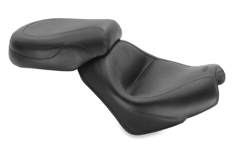 Mustang Motorcycle Mustang 2002-2008 Honda VTX1800 Retro, S & T Honda Wide Touring 2PC Seat - Black - 75921