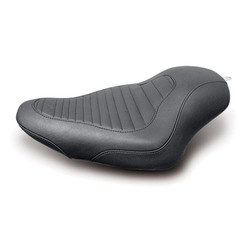 Mustang Motorcycle Mustang 2004-2021 Harley Sportster 3.3 Gal Tripper Solo Seat - Black - 76954