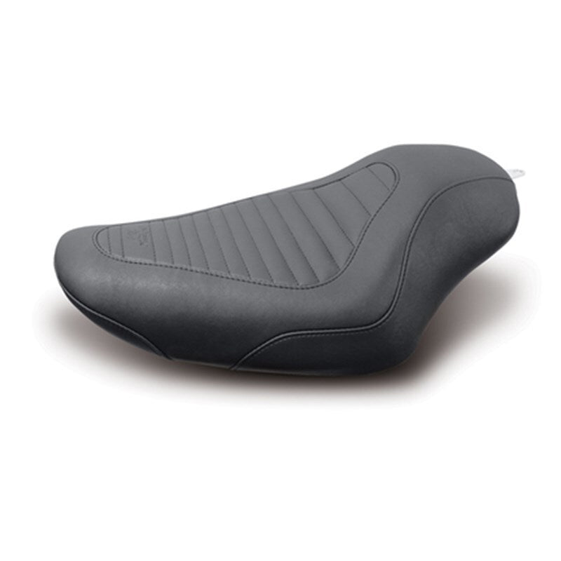 Mustang Motorcycle Mustang 2004-2021 Harley Sportster 4.5 Gal Tripper Solo Seat - Black - 76955