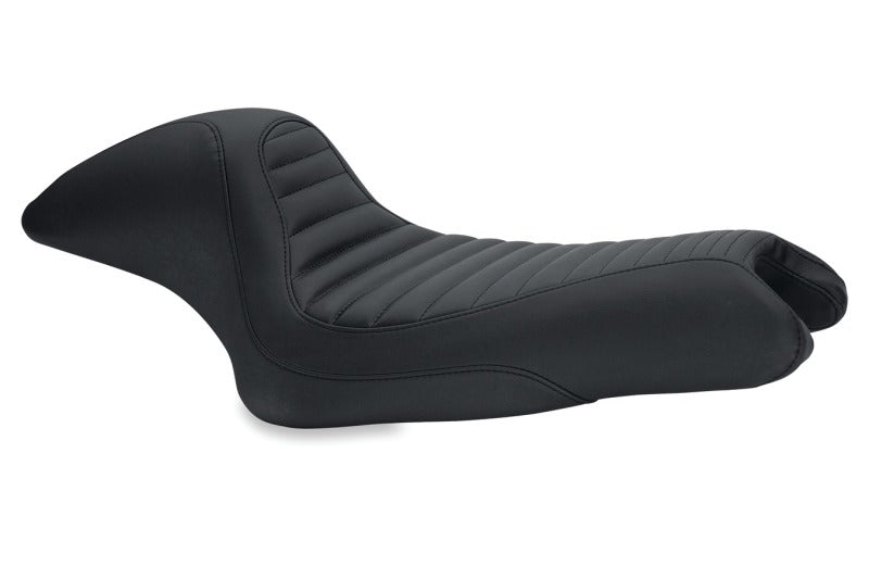 Mustang Motorcycle Mustang 2004-2021 Harley Sportster Cafe Solo Seat - Black - 76691