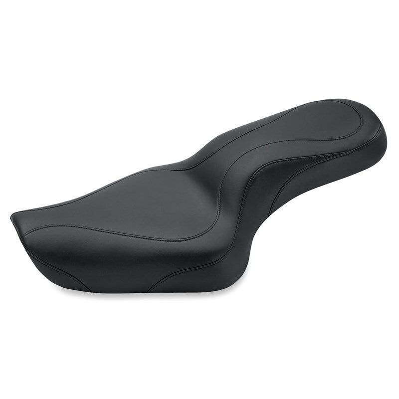 Mustang Motorcycle Mustang 2004-2021 Harley Sportster DayTripper 1PC Seat - Black - 76374