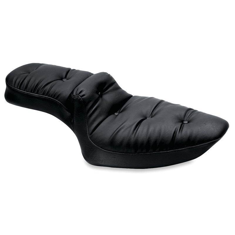 Mustang Motorcycle Mustang 2004-2021 Harley Sportster Duke 1PC Seat Regal - Black - 76146