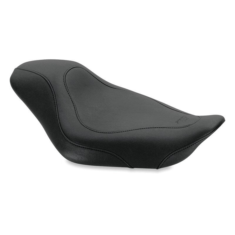 Mustang Motorcycle Mustang 2004-2021 Harley Sportster Low Tripper Solo Seat - Black - 76080