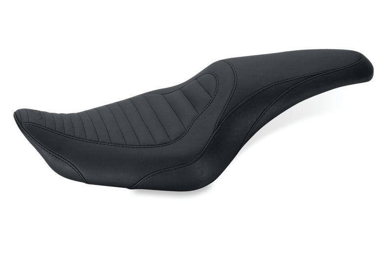 Mustang Motorcycle Mustang 2004-2021 Harley Sportster Tripper Fastback 1PC Seat - Black - 76957