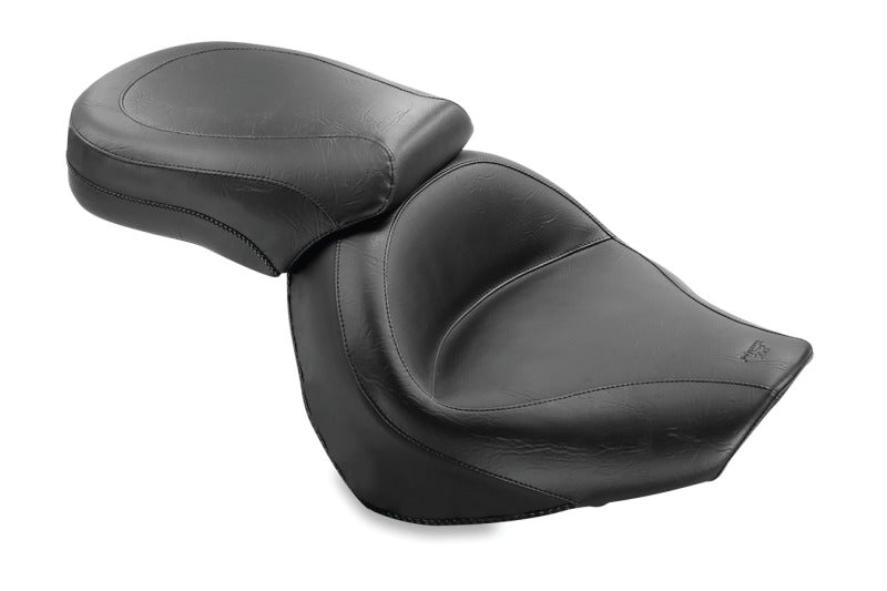 Mustang Motorcycle Mustang 2005-2009 Suzuki Boulevard, C90, C90Ti Standard Touring 2PC Seat - Black - 76541