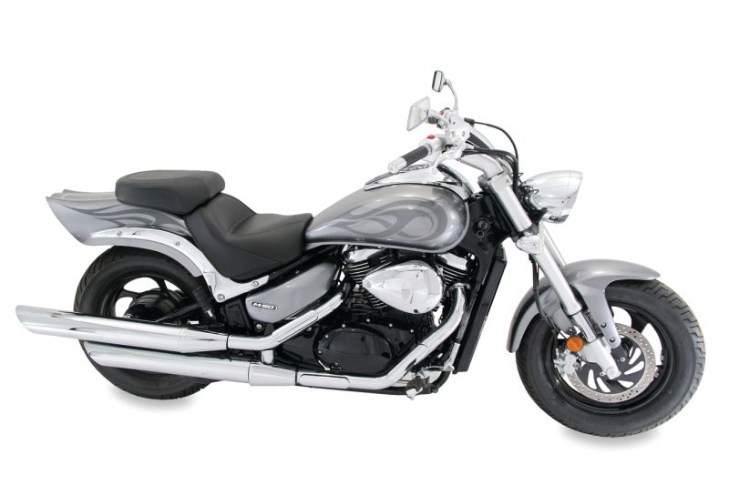 Mustang Motorcycle Mustang 2005-2011 Suzuki Boulevard M50 Standard Touring 2PC Seat - Black - 76591