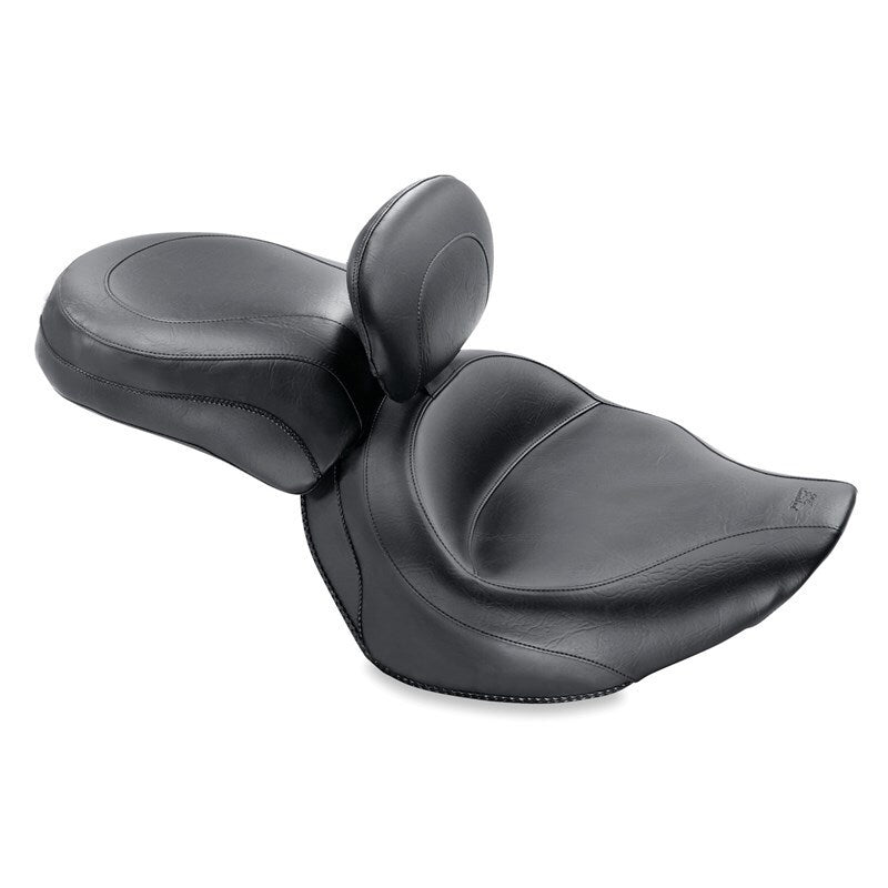 Mustang Motorcycle Mustang 2006-2015 Yamaha Roadliner, Stratoliner Wide Touring Recessed Passenger Seat - Black - 79455