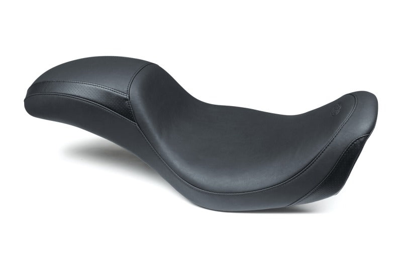 Mustang Motorcycle Mustang 2006-2017 Harley Dyna Hightail Fastback 1PC Seat - Black - 75647
