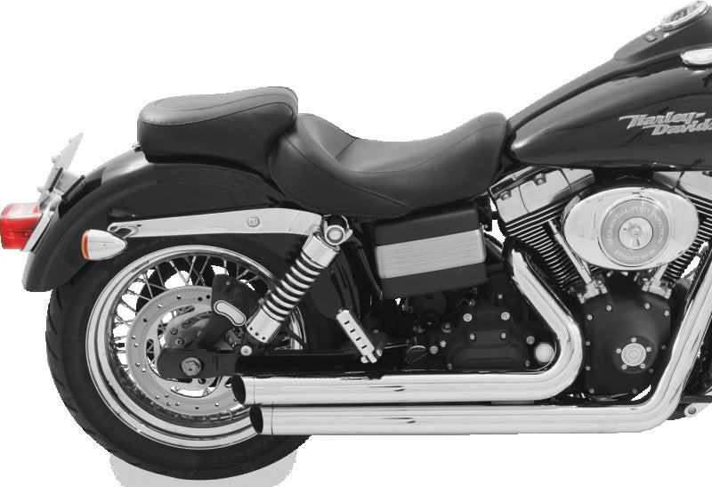 Mustang Motorcycle Mustang 2006-2017 Harley Dyna Standard Touring 1PC Seat - Black - 75639