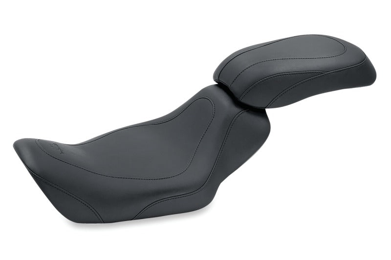 Mustang Motorcycle Mustang 2006-2017 Harley Dyna Tripper Solo Seat - Black - 76580