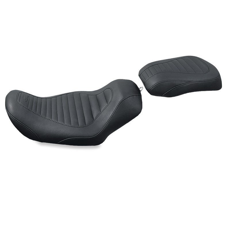 Mustang Motorcycle Mustang 2006-2017 Harley Dyna Tripper Solo Seat - Black - 76748