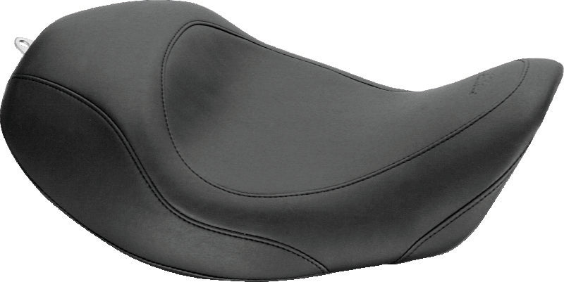 Mustang Motorcycle Mustang 2006-2017 Harley Dyna Wide Tripper Forward Solo Seat - Black - 76707