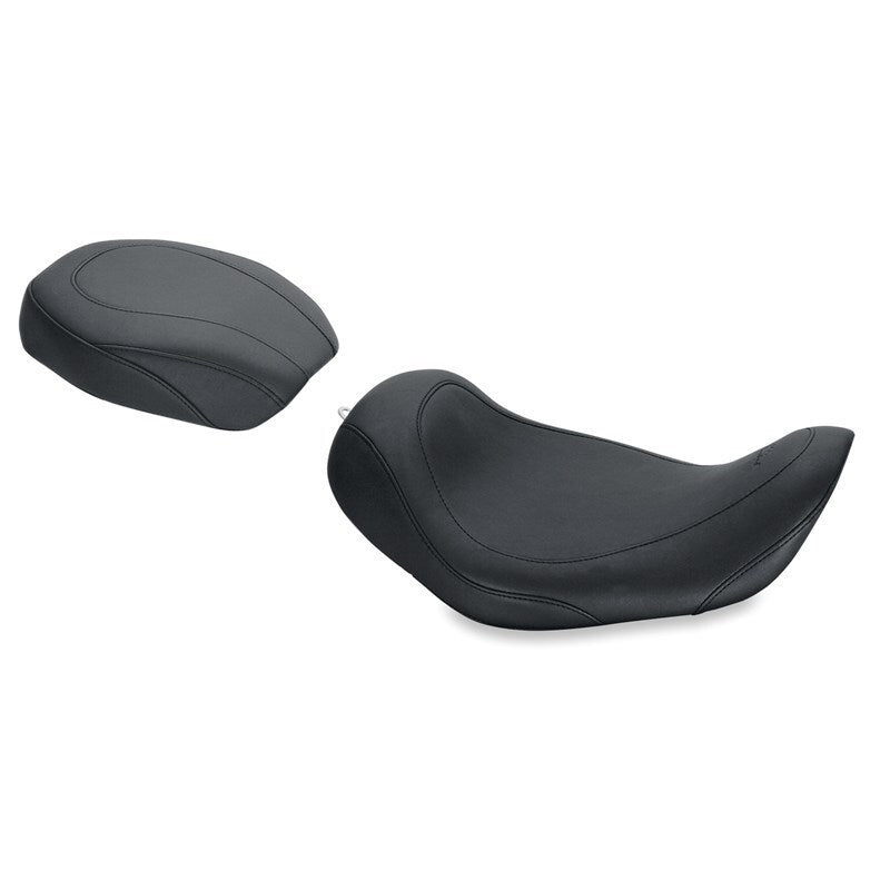 Mustang Motorcycle Mustang 2006-2017 Harley Dyna Wide Tripper Solo Seat - Black - 76700