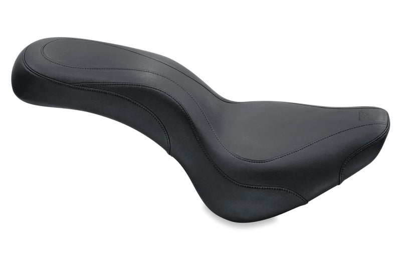 Mustang Motorcycle Mustang 2006-2017 Harley Softail Wide Tire (200mm) DayTripper 1PC Seat - Black - 76364