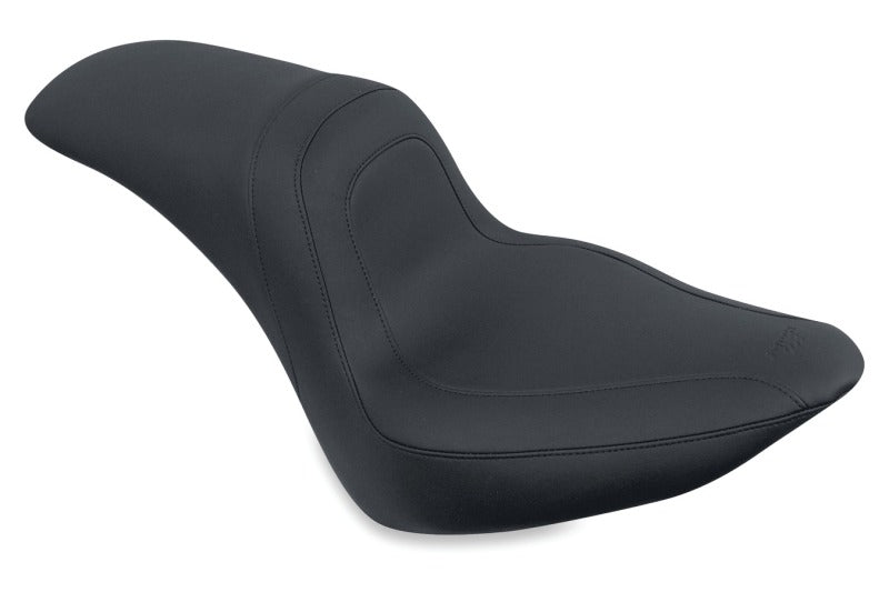 Mustang Motorcycle Mustang 2006-2017 Harley Softail Wide Tire (200mm) Fastback 1PC Seat - Black - 76388