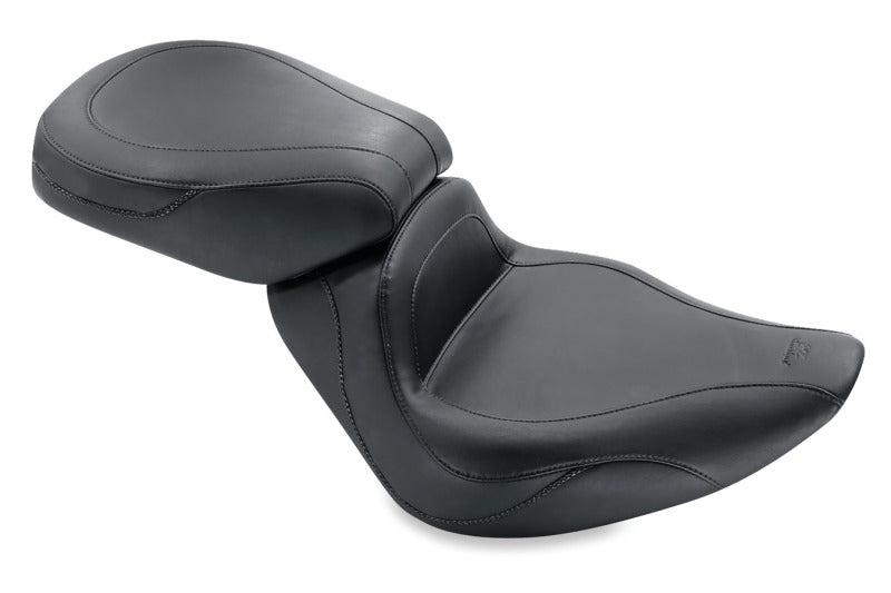 Mustang Motorcycle Mustang 2006-2017 Harley Softail Wide Tire (200mm) Sport Touring Solo Seat - Black - 76250