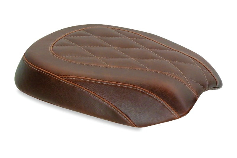 Mustang Motorcycle Mustang 2006-2017 Harley Softail Wide Tire (200mm)Wide Tripper Passenger Seat - Distressed Brown - 76747