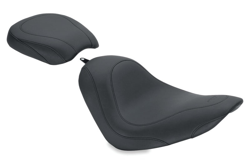 Mustang Motorcycle Mustang 2006-2017 Harley Softail Wide Tire (200mm) Wide Tripper Solo Seat - Black - 76740