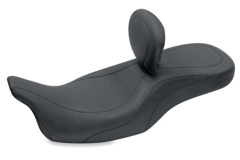 Mustang Motorcycle Mustang 2008-2021 Harley Electra Glide,Rd Glide,Rd King,Str Glide Harley Super Touring 1PC Seat- Black - 79603