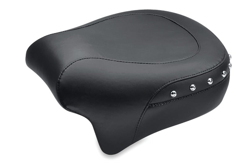 Mustang Motorcycle Mustang 2008-2021 Harley Electra Glide,Rd Glide,Rd King,Str Glide Pass Seat(13.5wide)/Studs - Black - 75451