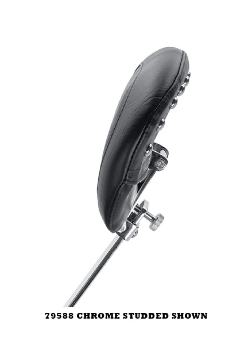 Mustang Motorcycle Mustang 2008-2021 Harley Electra Glide,Rd Glide,Rd King,Str Glide Summit Dr Backrest Blk Pearls - Black - 79590