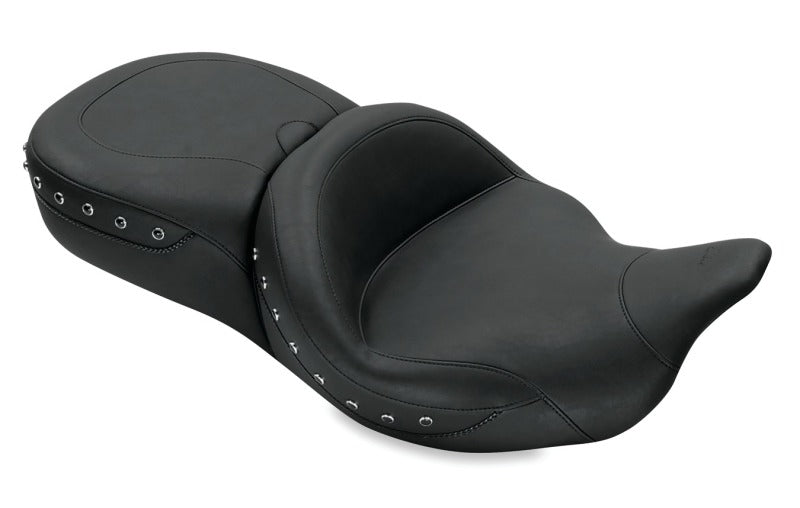 Mustang Motorcycle Mustang 2008-2021 Harley Electra Glide,Rd Glide,Rd King,Str Glide Super Tour 1PC Seat Blk Pearls - Black - 79547