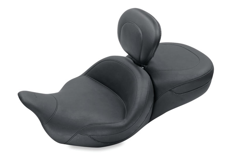 Mustang Motorcycle Mustang 2008-2021 Harley Electra Glide, Rd Glide, Rd King ,Str Glide Super Touring 1PC Seat - Black - 79556