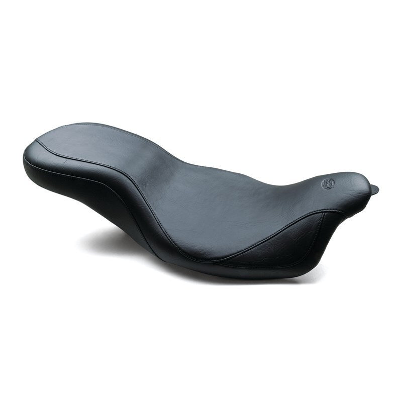 Mustang Motorcycle Mustang 2008-2021 Harley Electra Glide,Rd Glide,Rd King,Str Glide Super Tripper 1PC Seat - Black - 75201