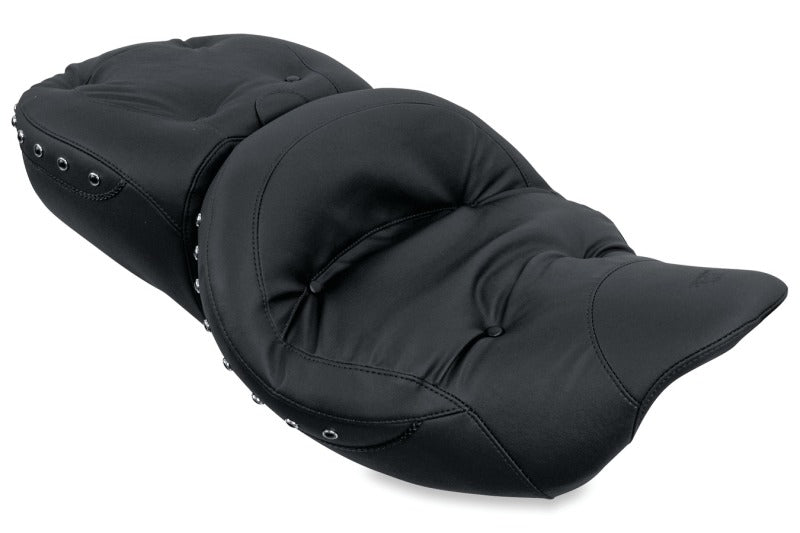 Mustang Motorcycle Mustang 2008-2021 Harley Electra Glide,Rd Glide, Rd King, Str Glide Touring 1PC Seat Regal - Black - 79606