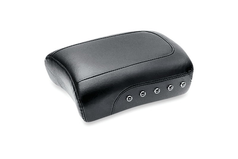 Mustang Motorcycle Mustang 2008-2021 Harley Electra Glide, Rd Glide,Rd King,Str Glide Touring Pass Seat w/ Studs -Black - 75539
