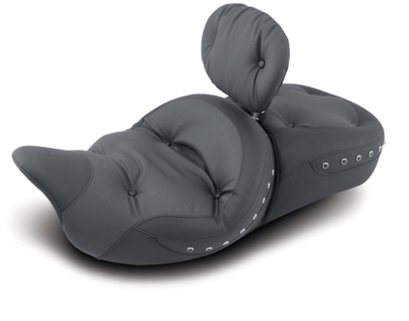 Mustang Motorcycle Mustang 2008-2021 Harley Electra Glide Std,Rd Glide,Rd King,Str Glide Touring 1PC Seat Blk Pearls- Black - 79609