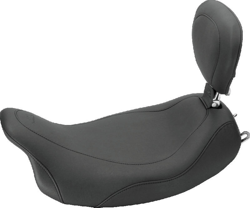 Mustang Motorcycle Mustang 2008-2021 Harley Electra Glide Std, Rd Glide, Rd King, Str Glide Touring Solo Seat -Black - 79719